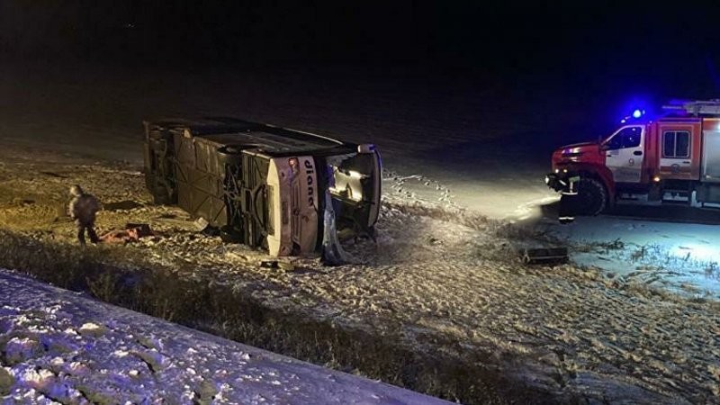 Авария дня. Водитель пассажирского автобуса уснул за рулем в Рязанской области