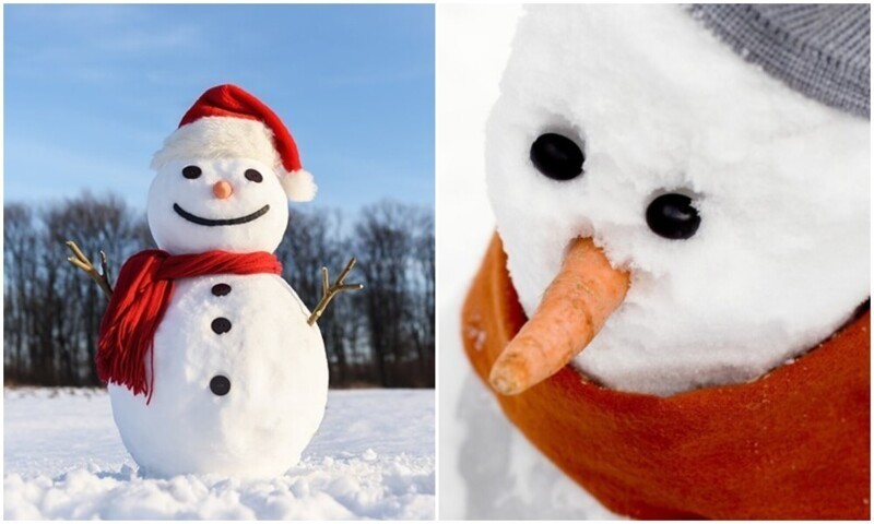 Костюм снеговика детский, топ, штанишки, шапка, шарф, пояс, нос-морковка (М, 130-143 см, 7-9 лет)