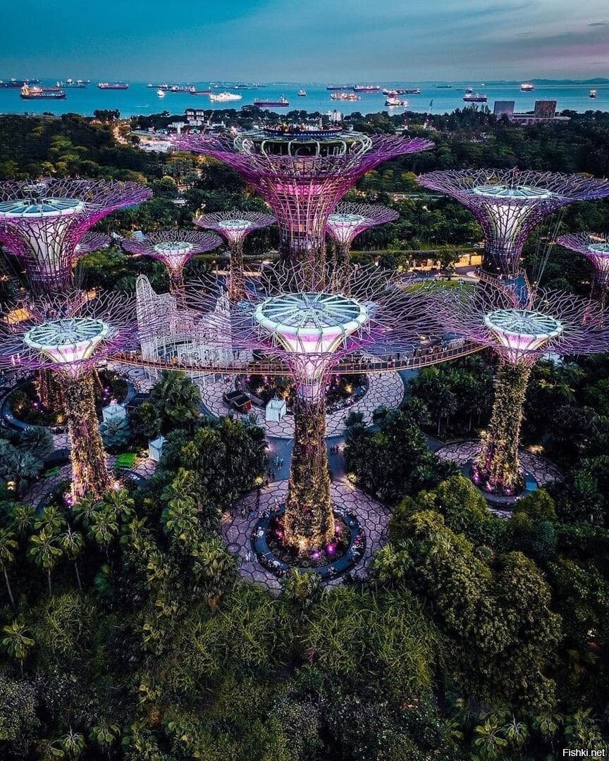 Футуристическая архитектура Сингапура