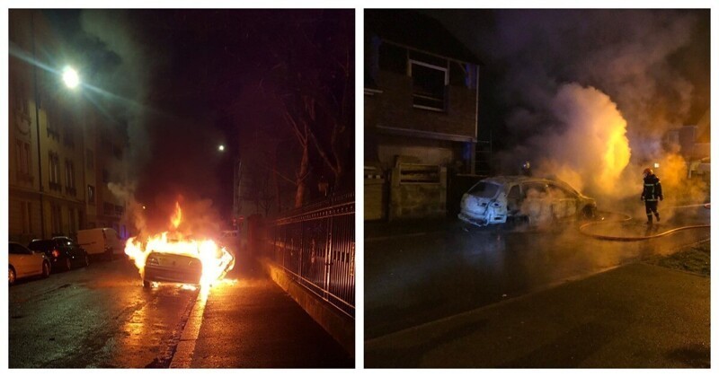 В Страсбурге хулиганы в Новогоднюю ночь сожгли около 60 автомобилей