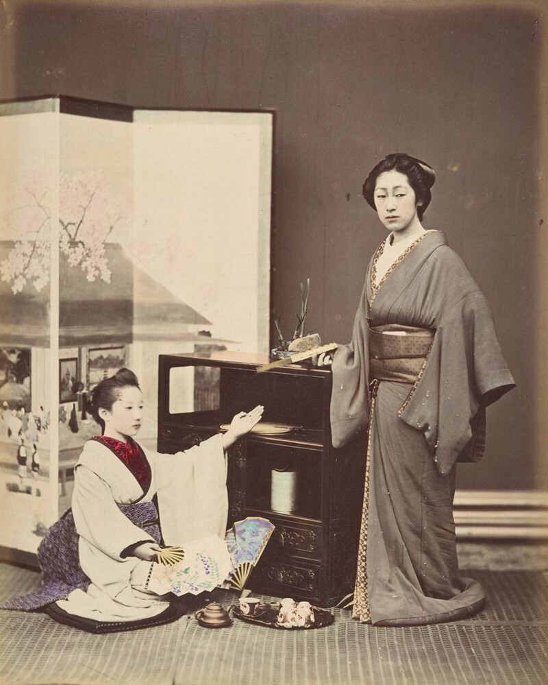 Раскрашенные вручную снимки Японии 1870-х годов