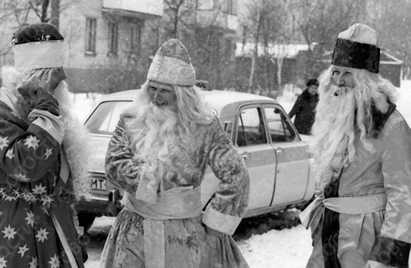 Деды Морозы Московской службы быта. Конец 70-х гг - начало 80–х гг.