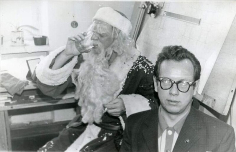 Дед Мороз в конструкторском бюро. СССР. 1970-е