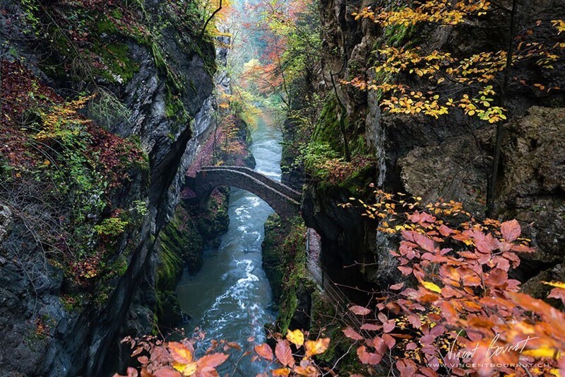 Ущелье Де Л’ареюз, Швейцария.