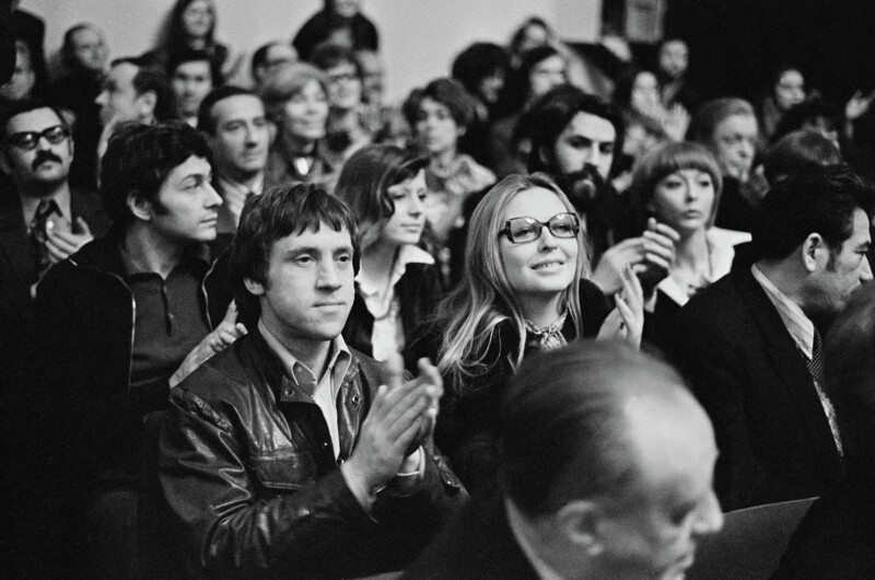 Владимир Высоцкий и Марина Влади в театре на Таганке. 1970-ые годы