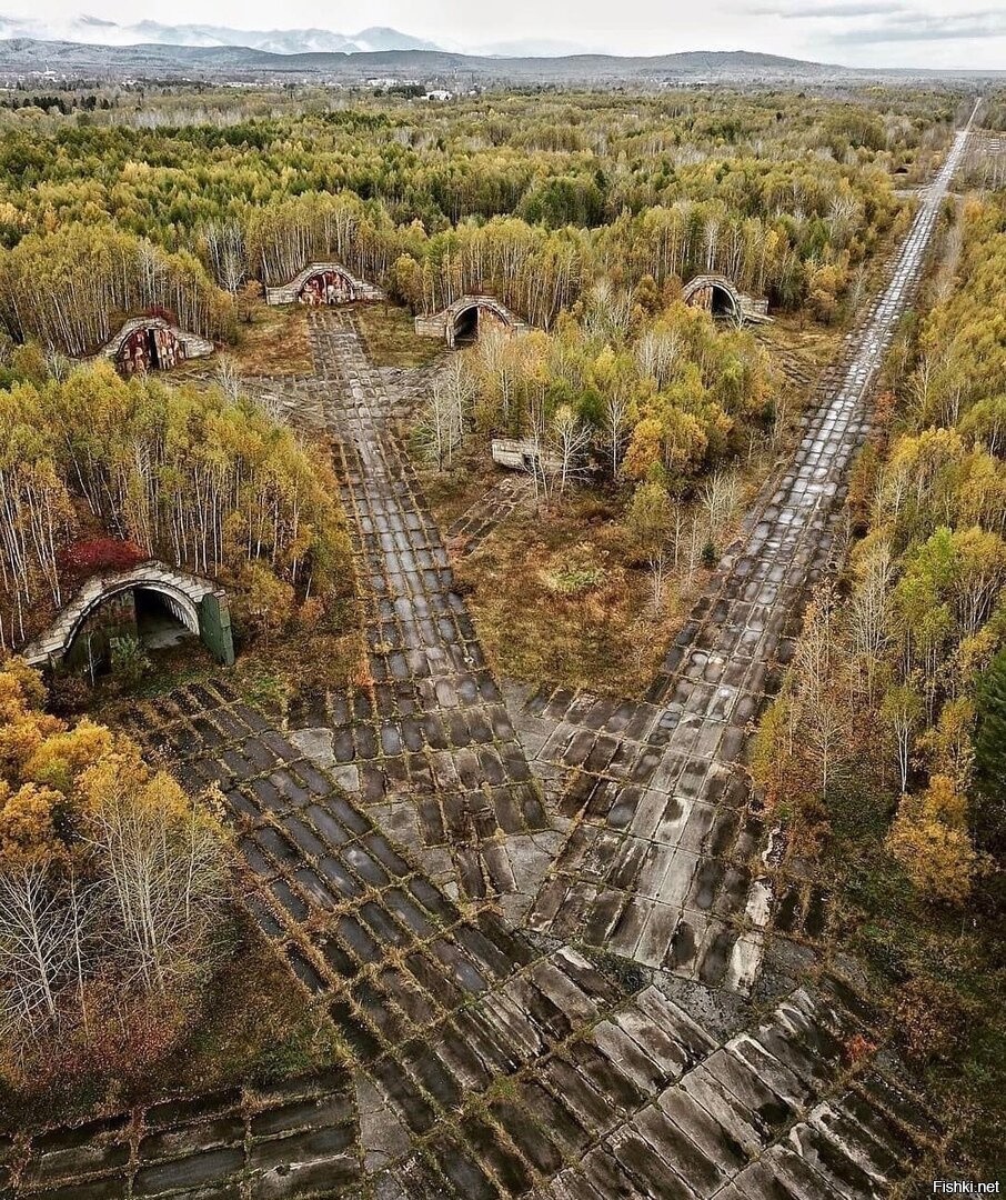 Заброшенный военный аэродром «Смирных». Сахалин