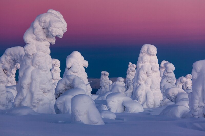 С красотами зимней России может сравниться зимняя Финляндия