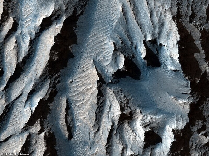 НАСА опубликовало невероятные изображения крупнейшего каньона Солнечной системы, расположенного на Марсе и называемого Valles Marineris