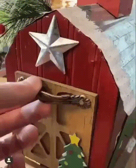 Новогодний домик для утки