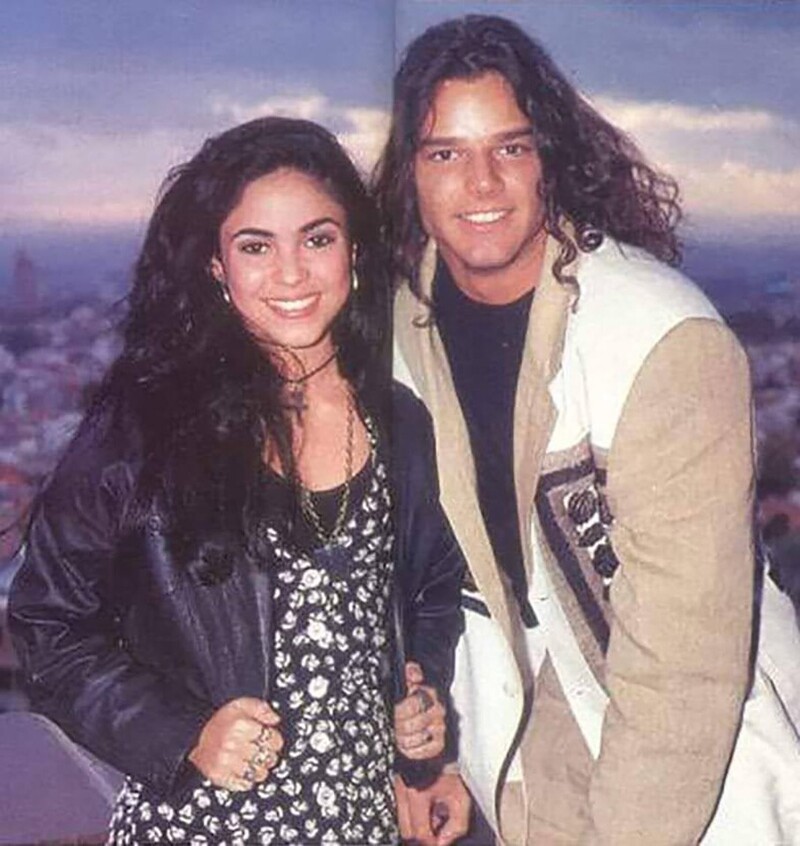 Шакира и Рики Мартин. 1993 год