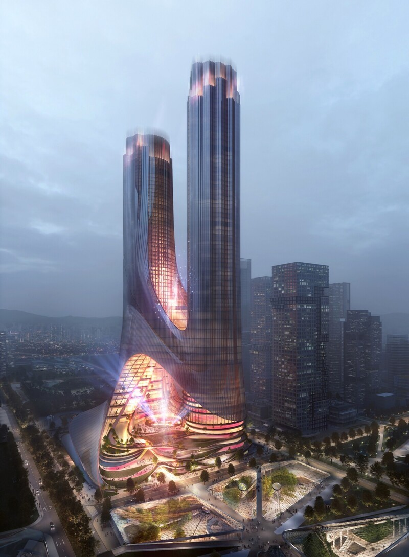 Знаменитая команда архитекторов представила проект футуристического небоскреба