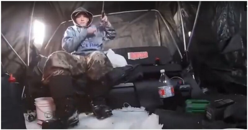 Отличный улов на зимней рыбалке