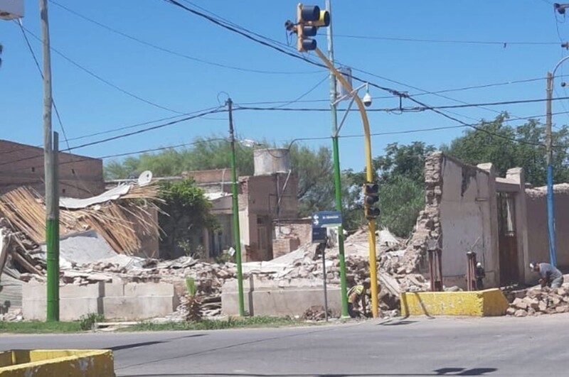 Последствия землетрясения в Аргентине