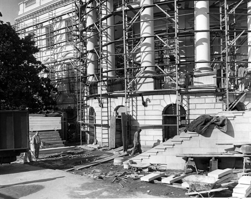 Ремонт Белого Дома, 1949-1952 гг