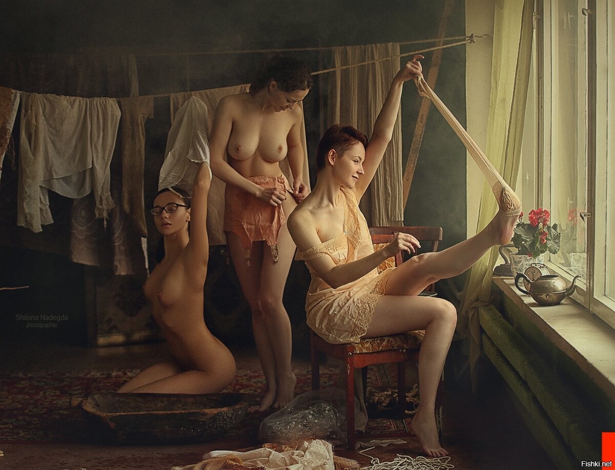 русские голые в быту (119) фото