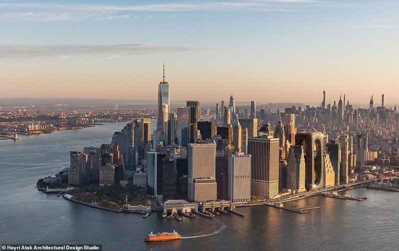 Турецкие архитекторы предлагают построить на Манхэттене необычную высотку