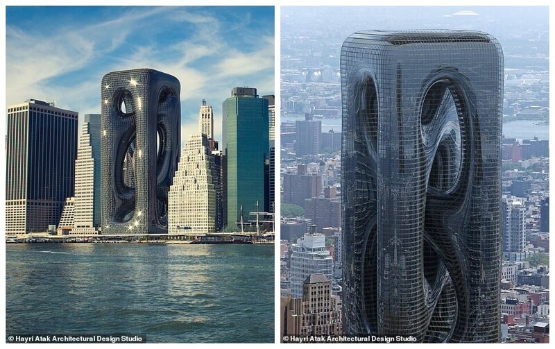 Турецкие архитекторы предлагают построить на Манхэттене необычную высотку