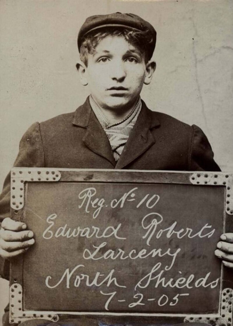 Фотографии несовершеннолетних преступников, Великобритания, 1900-1910 годы