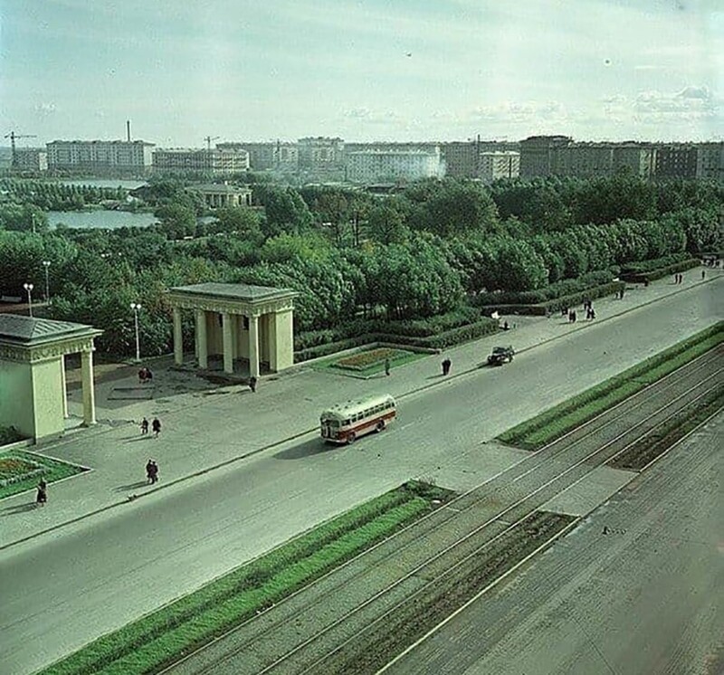 Московский проспект. Парк Победы. 1958 год