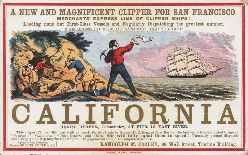24 января 1848 года...  Началась Калифорнийская "золотая лихорадка"