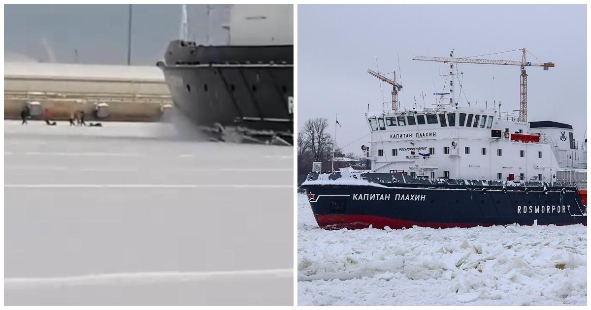 "Устроил ледовое сафари": ледокол "Капитан Плахин" заставил рыбаков побегать по Финскому заливу