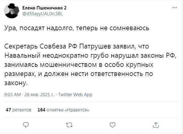 7. Нашлись в соцсетях не только сторонники Навального, но и его противники