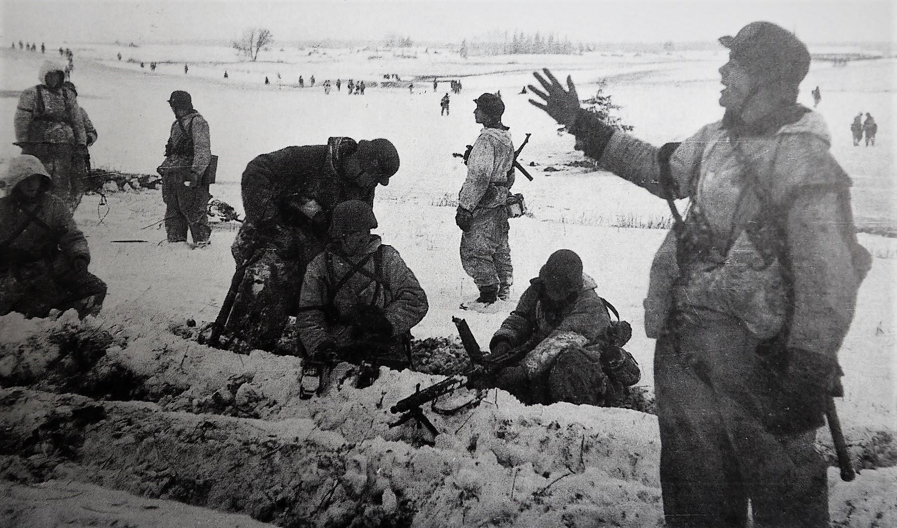 Солдаты первыми прорвавшие блокаду Ленинграда