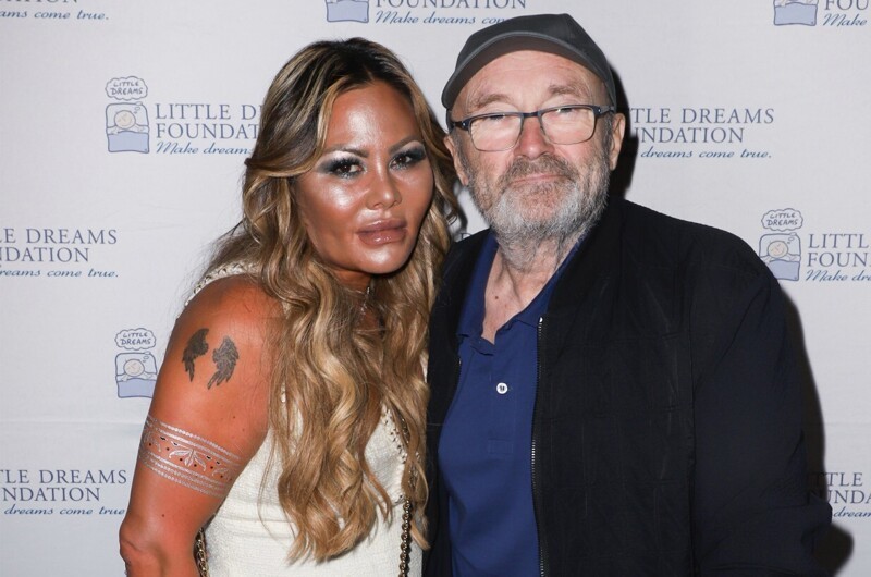 Phil Collins and Orianne Cevey Photo by John Parra/Getty Images (November 16, 2020)
