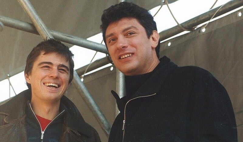 «Сила — в правде». Сергей Бодров и Борис Немцов. Москва, 2001 год