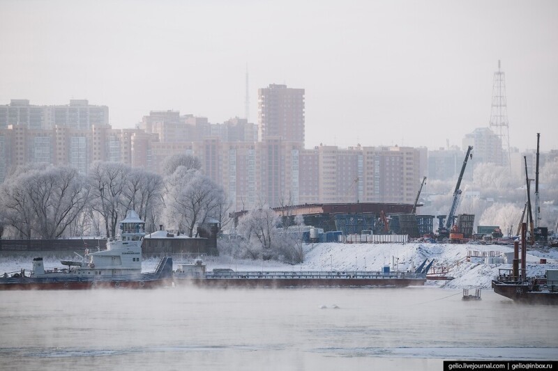 Как строили четвертый мост через Обь в Новосибирске: красочная панорама