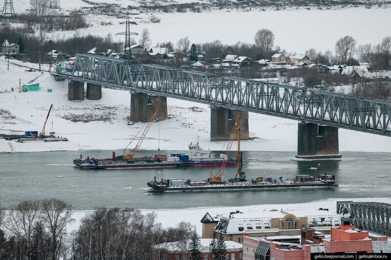 Как строили четвертый мост через Обь в Новосибирске: красочная панорама