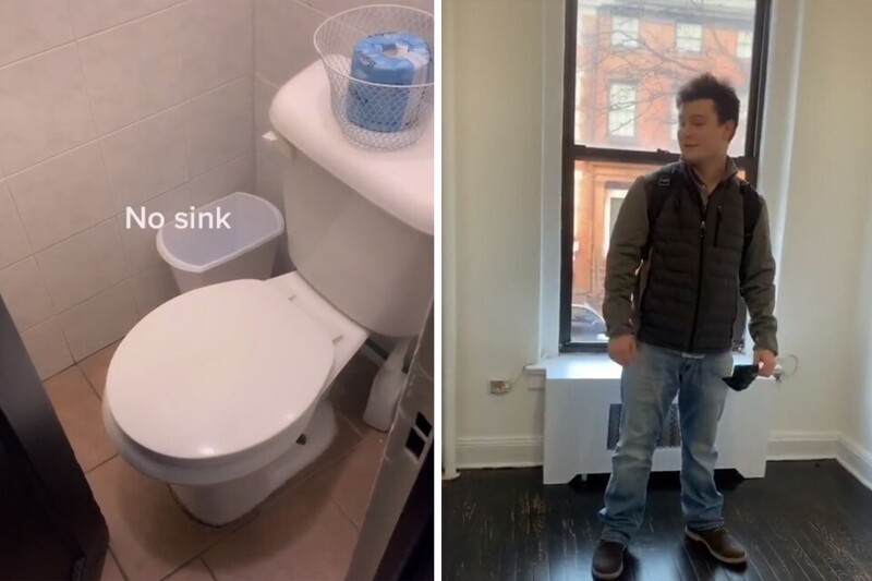 Какое жилье можно снять на Манхэттене за $1600 в месяц: риэлтор ужаснул соцсети видео квартиры