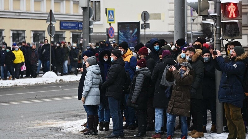 Людям надоело «гулять» за Навального – на митинги в Москве пришло около 1,5 тысяч человек