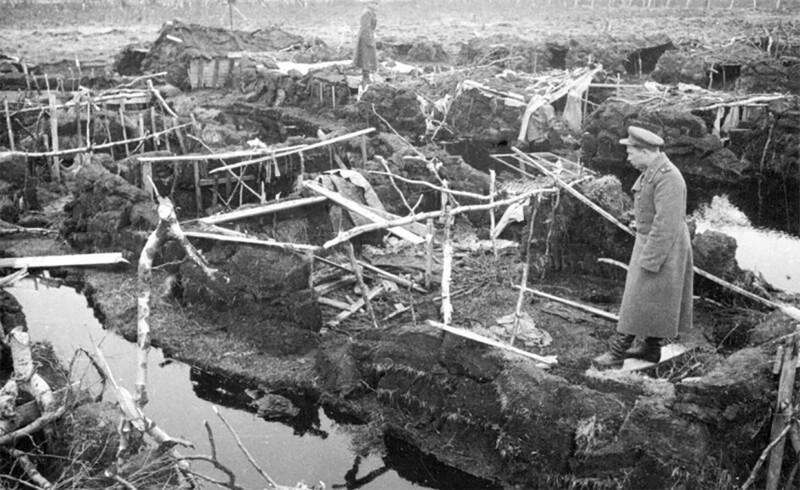 Немецкий лагерь где содержались советские военнопленные. Петсамо-Киркенесская операция. 1944
