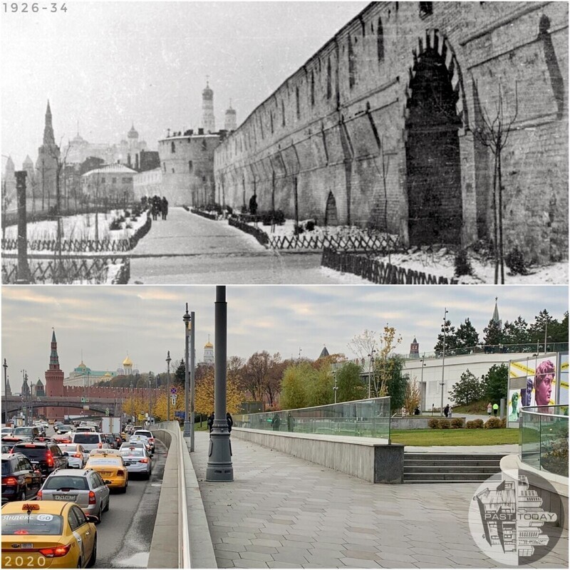 Москва было/стало. Китайгородская стена