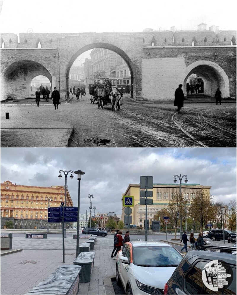 Москва было/стало. Китайгородская стена