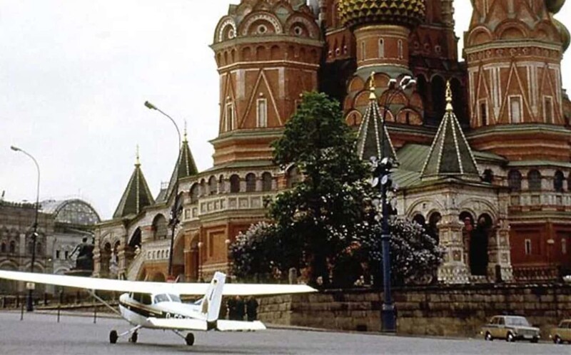 "Сессна–172Б Скайхок" на Красной Площади, 1987 год