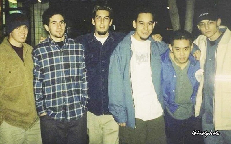 Самая первая фотография группы Linkin Park, 1996 год