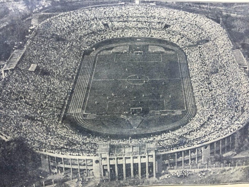 Стадион «Динамо». Фото сделано за два дня дo началa вoйны. 19 июня 1941 года