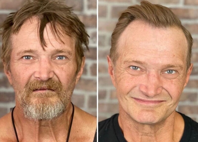 Американский парикмахер бесплатно превращает бездомных в звезд Инстаграма