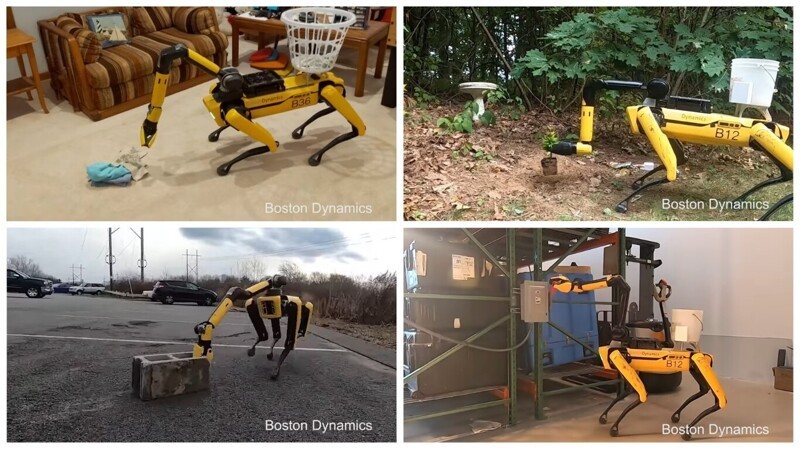 Boston Dynamics представил версию робособаки с пятой конечностью