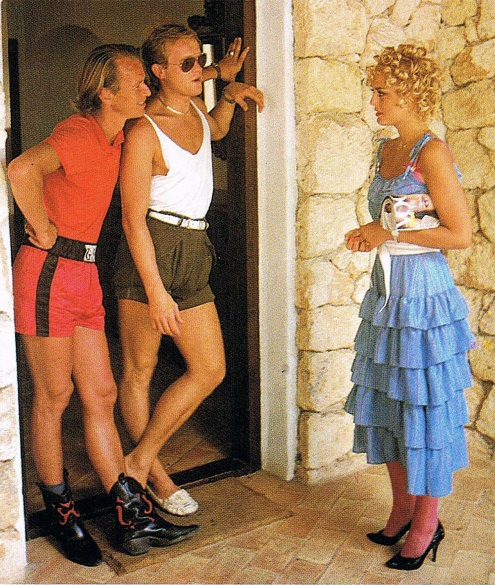 Мода 80-е шорты