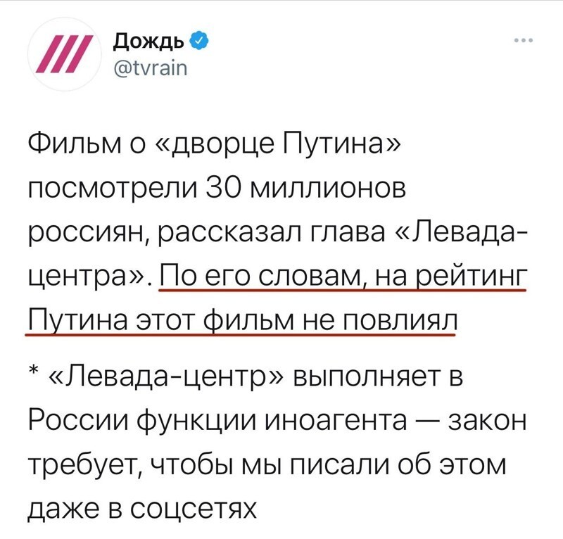 Боль Дождя и наказание Левады.
