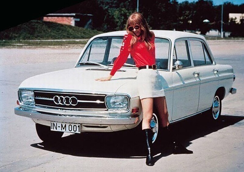 Девушка и Audi F103 S, 1960 год