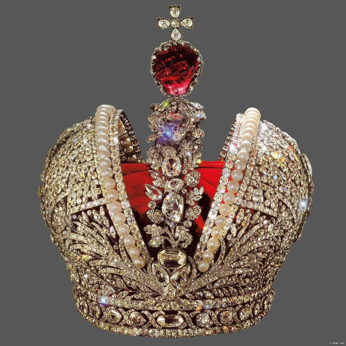 Большая императорская корона, изготовленная для коронации Екатерины II