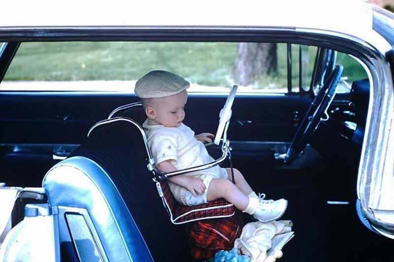 Детское автокресло, 1958 год, США