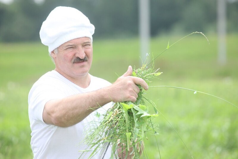 На новом президентском сайте выставили Лукашенко без усов