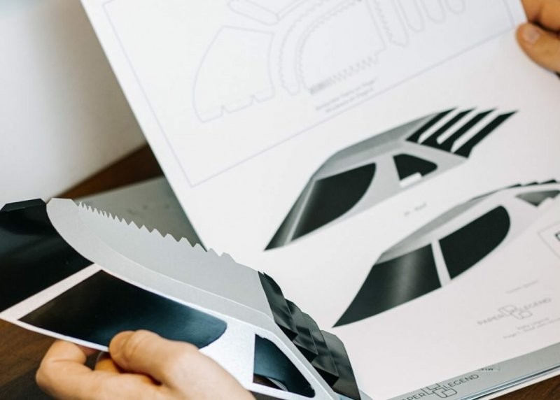 Paperlegend — сборные модели автомобилей из бумаги, ставшие искусством