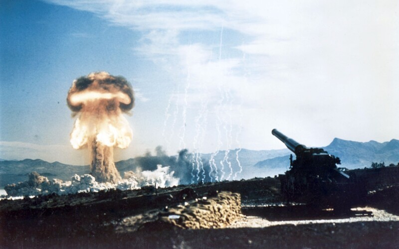 Испытание ядерного снаряда для ствольной артиллерии, Невада, начало 1950-х годов