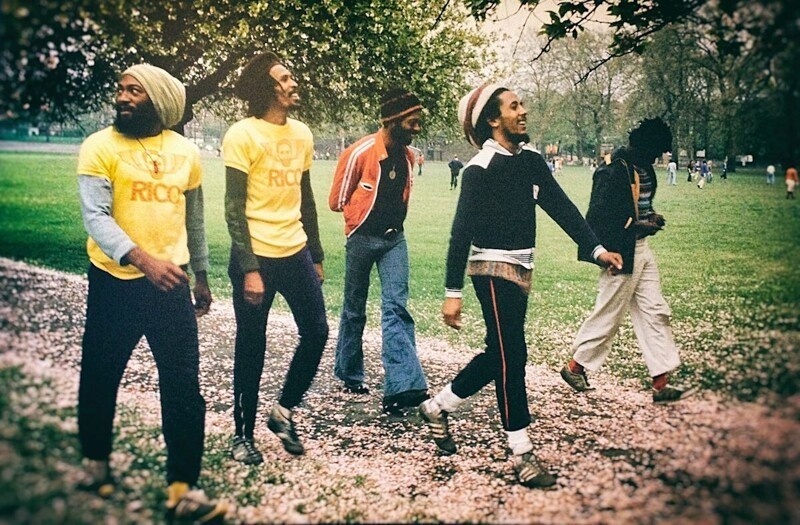 Боб Марли с друзьями. Лондон, 1977 год